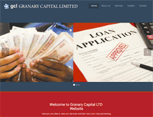 Tablet Screenshot of granarycapital.com